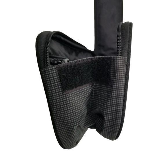 Travel Bag Double Zip Organizer Contents Allegro Mens Velcro Strip Enclosure - Picture 8 of 9